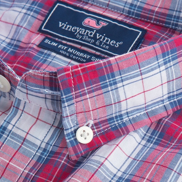 Vineyard Vines Slim Fit Performance  Murray Button Down Mens shirt Size Medium - Picture 7 of 7
